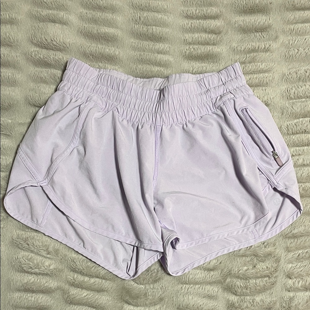 Lululemon Athletica Light Purple Athletic Shorts